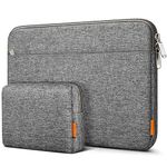 Inateck Laptop Bag Case Sleeve Compatible with16 MacBook Pro M3/M2/M1 Pro/Max A2991/A2780/A2485/A2141 2023-2021, 15 MacBook Pro 2013-2015, XPS 15, Notebook Sleeve Protective Case - Gray