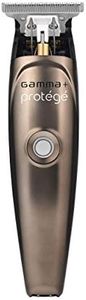 GAMMA+ Protégé Rechargeable Cordless Trimmer, 3 Guards, Stainless Steel Blades, Matte Metallic Gunmetal