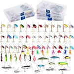 Dr.Fish 60pc Fishing Lures Kit 5 Ta