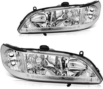 ECCPP Headlight Assembly For Honda For Accord 1998-2002 Driver and Passenger Side Headlamps