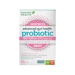Genuine Health Advanced Gut Health Probiotic Women's Daily 50 Billion CFU - Healthy Digestion & Gut Flora Support - Women’s Probiotic - Vegan, Gluten-Free & Non-GMO - 60 Capsules (60 Servings)