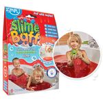 Slime Baff Red from Zimpli Kids, 1 Bath or 4 Play Uses, Magically turns water into gooey, colourful slime, Educational Stress Relief Slime Toy for Girls & Boys, Children's DIY Slime Kit