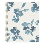 Blue Sky 2023-2024 Academic Year Weekly and Monthly Planner, 8.5" x 11", Frosted Flexible Cover, Wirebound, Bakah Blue (131951-A24)