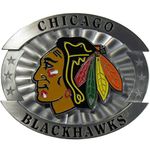 Siskiyou Sports NHL Chicago Blackhawks Oversized Belt Buckle, Extra Large