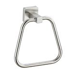 Brushed Nickel Towel Ring for Bathroom, Kitchen Bath Towel Holder Hangers Wall Mount Heavy Duty Stainless Steel