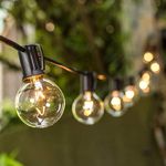 Quace 25 ft G40 Globe Hanging Indoor/Outdoor String Lights