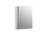 KOHLER K-Cb-CLC2026FS Frameless 20 Inch X 26 Inch Aluminum Bathroom Medicine Cabinet;; Recess or Surface Mount