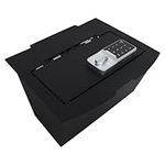 WASAI Center Console Gun Safe Vault Compatible with Dodge Ram 1500/2500/3500 2009-2018, and 2019 Dodge Ram 1500 Classic, Premium Console Lock Box, Locking Vault with Electronic Keypad Lock.