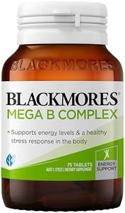 Blackmores Mega B Complex | Supports Energy Levels & Healthy Stress Response in the Body | 75 Tablets