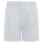 Athletic Sportswear Kids Football Shorts Junior Boys Girls Premium PE Running Gym Sports Fitness Shorts (White, 15-16 Years)