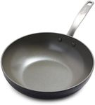 GreenPan Chatham Hard Anodized Healthy Ceramic Nonstick, 28cm Wok Pan, PFAS-Free, Dishwasher Safe, Oven Safe, Gray