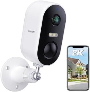 ARENTI 2K/3MP Camara Vigilancia WiFi Exterior Bateria, 2,4GHz Camaras Vigilancia Domicilio WiFi, Camara Vigilancia Exterior Sin Cable, IP65, Detección de Humano, Visión Nocturna, Audio Bidirectionnel
