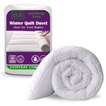 EDS Summer Duvet DOUBLE Size Duvet 4.5 Tog Lightweight Hypoallergenic Cooler Quilt for Night Sweats Breathable Machine Washable Duvet Comforter (DOUBLE 200 cm x 200 cm, 4.5 TOG)