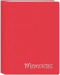 Pioneer Photo Albums I-46M/RD 36 Pockets Hold Memories Mini Photo Album, Red, 4" x 6"