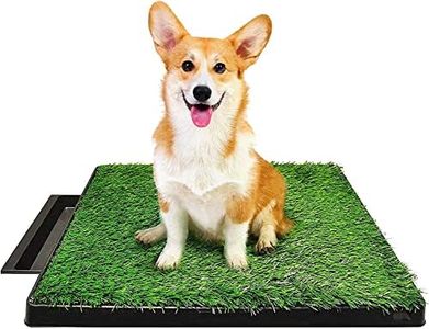 Mofish Dog Grass Potty Systems, Indoor/Outdoor Portable Potty, Fake Grass Pee Pads for Dogs for Puppy Training, with Grate Drain Tray, Dog Toilet Grass Pad with Tray for Balcony or Apartment