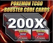 200 Booster Pack Code Pokemon Card Lot - Online Game PTCGO