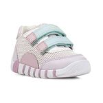 Geox Baby B IUPIDOO Girl A First Walker Shoe, Pink Lilac, 3 UK Child