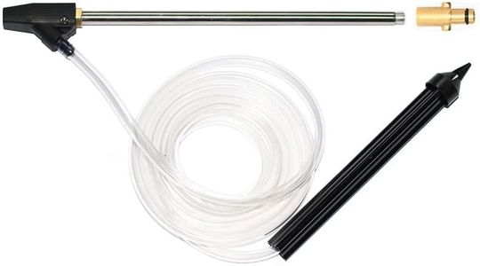 Besshepplo Pressure Washer Hose Sand Blasting Attachment Kit For Nilfisk For Gerni Pressures Wet Blaster Rust Oil Removal Set Washer 10L Min Water Flow