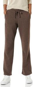 Amazon Essentials Women's Fleece Straight Leg Sweatpant (Available in Plus Size), Chocolate, Medium