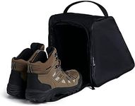 Case4Life Black Water Resistant Boot Bag Ideal for Work Boots, Walking Boots, Hiking Boots Or Rugby/Soccer Boots