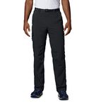 Columbia Men's Silver Ridge Cargo Pant, Black, 34W x 32L