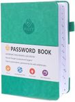 Password Book with Alphabetical Tabs, Small Password Book for Seniors Password Keeper Book for Internet Website Log in Password Organizer for Home Office, 5.3" *7.8"