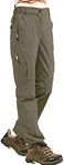 Jessie Kidden Walking Trousers Women Cargo Pants Waterproof Summer Lightweight Quick Dry Convertible Stretch Outdoor Casual UPF 50 Running Cycling Zip Off Capri