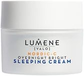 Lumene [Valo Nordic-C Overnight Sleep Brightening Cream - Revitalizing Facial Moisturizer with Arctic Cloudberry, Hyaluronic Acid and Vitamin C - Radiance-Boosting Vegan Skin Care (50 ml)