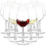 Wine Glasses Set of 12, 12oz Clear 