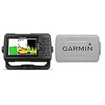 Garmin 010-02551-00 STRIKER Vivid 5cv Fishfinder With GT20 Transducer and Protective Cover, 5-inch Color Display, 800x480 Pixels Resolution, Vivid Scanning Sonar Color Palettes, High-sensitivity GPS