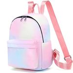 Mini Backpack for Women Girls, Small Backpack Purse for Teens Kids School Travel (Rainbow)