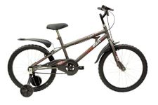 BSA Wild Rock 20T Unisex Kids Cycle - Trooper Grey, 12.5 Inches Steel Frame,