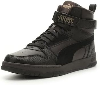 PUMA Men's RBD Game Sneaker, Flat Dark Gray-puma Black-puma Gold, 11