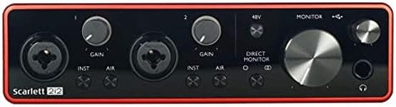 Focusrite SCARLETT 2I2 3rd Gen 192KHz USB Audio Interface w/ Pro Tools First