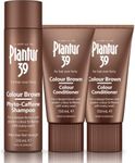 Plantur 39 Caffeine Shampoo and Conditioner Set for Brown Brunette Hair | Conceal Hairline and first Greys | Unique Formula Supports Hair Growth | 250ml Shampoo and 2x 150ml Conditioner