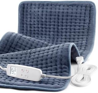 Heating Pad for Back Pain Relief, Extra Large 33 x 17, Portable Heating Pad for Shoulder, Neck, Cramp, Menstrual Pain, with Upgraded 6 Timer & 6 Temperature Controller