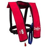 Suptmv Inflatable Life Jacket Life Vest Basic Automatic/Manual (Click to Select red Manual)…