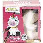 Avenue Mandarine - Ref PP032C - Nimo Deco Activity Box - Michelle the Unicorn - Includes 4 x Pébéo Markers, Papier Maché Animal to Decorate, Suitable for Ages 6-10+