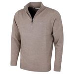 Calvin Klein Mens Campus 1/2 Zip Sweater - Oat Marl - L