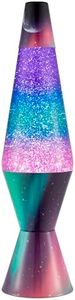 Lava Original Lamp - 14.5" Polar Glimmer - Silver Glitter, Multicolor Base and Globe- Home Décor Motion Light - 2048