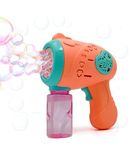 Elegance Handheld Bubble Machine for Kids – Colorful, No-Spill, Bubble Gun – Battery-Operated Automatic Bubble Blower Toy, Leak-Proof Design with 1 Bubble Solution Outdoor Toys for Kids Boys Girls