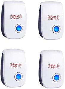 TownWarehouse Ultrasonic Pest Repeller, 4 Pack Plug in Electronic Pest Repeller, Mouse and Rat Repeller, Pest Control Insect and Spider Repellent Mice Repellent