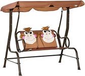 Outsunny 2 Seater Kids Garden Swing