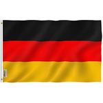 ANLEY Fly Breeze 3x5 Foot Germany Flag - Vivid Color and UV Fade Resistant - Canvas Header and Double Stitched - German Flags Polyester with Brass Grommets 3 X 5 Ft