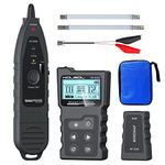 Network Cable Tester, Poe Cable Tester for CAT5e/CAT6/CAT6a, Ethernet Network Tester with NCV, NF-8209 Network Cable Tracker, Test Fault Distance Location and Length Measurement by TDR