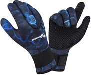 Summshall Neoprene Gloves, 3mm Wetsuit Gloves for Men Women, Thermal Keep Warm Diving Gloves Anti Slip Surfing Gloves for Spearfishing Swimming Rafting Kayaking Paddling