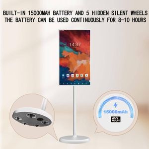 32" Portable Touch Screen Smart TV with 5MP Camera & Swivel Stand