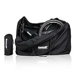 Rhinowalk Folding Bike Bag for 20/26 inch Folding Bikes - Waterproof Bicycle Travel Carrying Case Outdoors Bike Transport Bag for Cars Train Air Travel Black