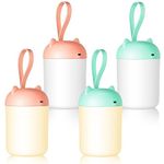 VIHOSE 4 Pcs Kids Camping Lights Rechargeable Tent Lantern Portable Night Light LED Camping Lanterns Battery Powered, 3000K Eye Caring, Dimmable for Camping Emergency Indoor Outdoor (Pink, Blue)