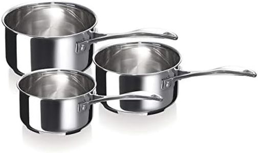 Bekaline 12066974 Chef Série de 3 Casseroles en acier Inoxydable 16/20 cm